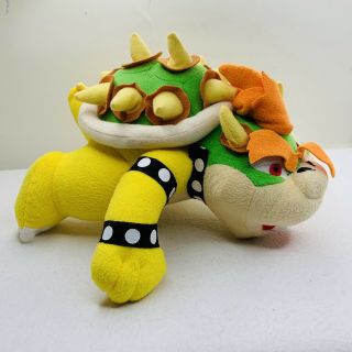 Mario Brother Bros.  King Party Bowser Figure Koopa Plush Toy Doll 10 "