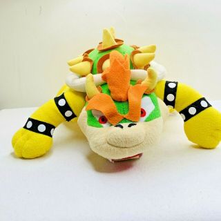 Mario Brother Bros.  King Party Bowser Figure Koopa Plush Toy Doll 10 