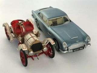 Airfix 1/32 Aston Martin Db5 & 1904 Mercedes,  Built & Finished For Display.