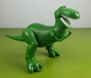 Disney Pixar Mattel Toy Story Rex Green Dinosaur T - Rex Figure Moving Legs