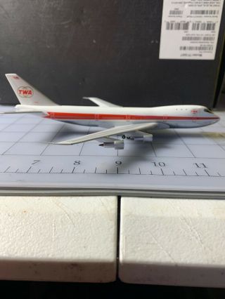 Aeroclassics Twa Trans World Boeing 747 - 131 N93101 1:400 Diecast Model