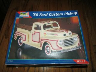 Revell 1950 Ford Custom Pickup Open All Parts Present Factory Bag