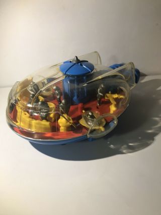 Rare 1950’s Complete Futureramic Plastic Spaceship By Ideal