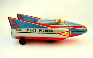 Vintage Tin Toy Masudaya Space Pioneer - Japan Battery Operated Modern Toys