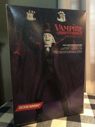 Universal Monsters Lon Chaney Sr London After Midnight Vampire Vinyl Kit Dracula