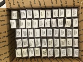 50 Atlas Small Empty Boxes With Labels And Inserts