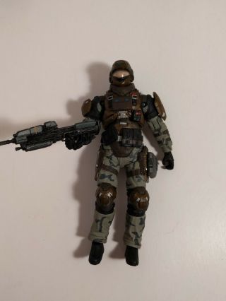 Mcfarlane Toys Halo Reach Unsc Marine " Series 4 " With Gun