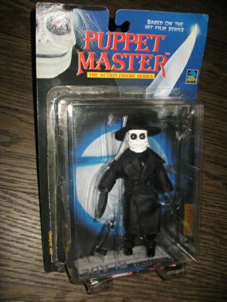 Puppet Master Blade Action Figure In Black Trench Coat Vintage 1997 Nib