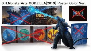 S.  H.  Monsterarts Godzilla 2019 Poster Color Ver.  King Of Monsters Full Limited