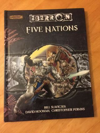Five Nations Eberron D&d Hardcover Dungeons And Dragons 3.  5