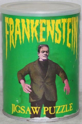 Universal Monsters Frankenstein 1972 Apc Puzzle Can Factory