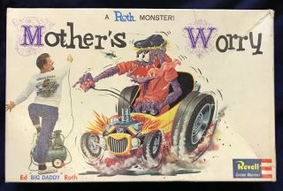 Mothers Worry 1963 Empty Box Only Ed Roth Weirdos