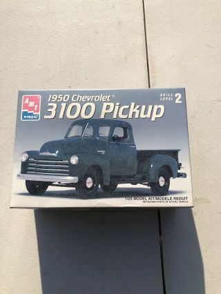 1950 Chevrolet Chevy 3100 Pickup Truck Amt Ertl 1:25 6437 Open Box