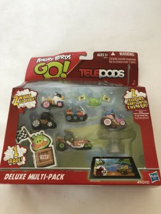 Angry Birds Go Telepods Deluxe Multi - Pack Figure Set With Box