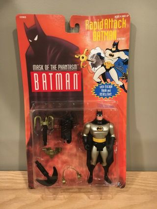 1994 Kenner Batman The Animated Series Rapid Attack Batman 5 " Action Figure