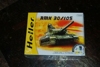 1/72 Scale Heller French Amx 30/105 Mbt