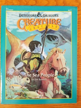 The Sea People: Pc3 Dungeons & Dragons Basic 2nd Edition Creature Crucible