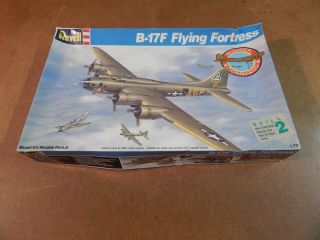 1/72 Revell B - 17f Flying Fortress 4338 Open & Complete