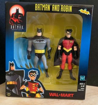 2001 Hasbro Batman Adventures - Batman And Robin Walmart Exclusive 2 Pack