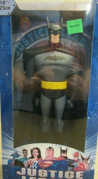 2003 Justice League Batman Action Figure 10 " Mattel Dc Comics Nip / Box 368