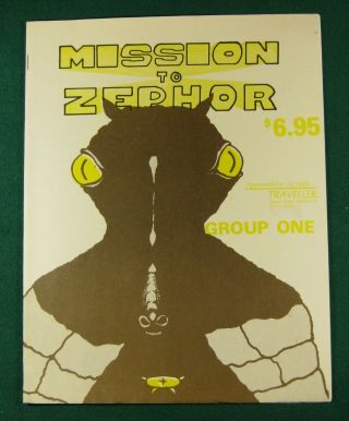 Mission To Zephor,  Traveller Rpg Module By Group One (1980)