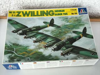 Italeri 1/72 Heinkel He.  111z - 1 Zwilling German Glider Tug
