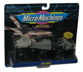 Star Wars A Hope Space Ships Micro Machines Toy Set - (millennium Falcon / I