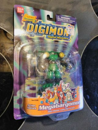 Megagargomon Digimon Bandai Mini Figure Toy 2001 1.  5 1