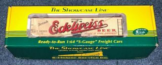 The Showcase Line S - Helper S Scale Reefer Urt 18303 Edelweiss Beer / 00697