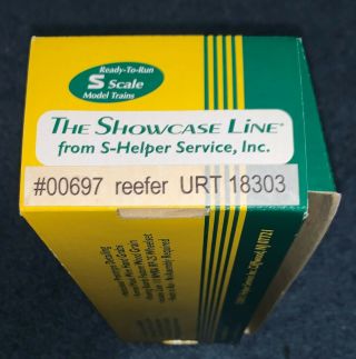 The Showcase Line S - Helper S Scale Reefer URT 18303 Edelweiss Beer / 00697 3