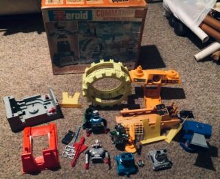 Vintage 1969 Ideal Zeroid Command Action Set (complete With All 3 Robots)