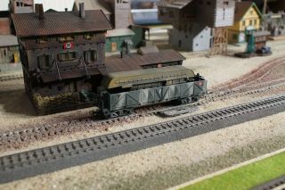 Kleinbahn,  Wwii Military Wagon With One Boat,  Scale Ho