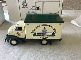 1995 First Gear 1953 Ford C - 600 Straight Truck “sacramento Bee” Die - Cast 1/34 T7