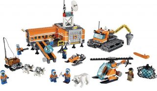 Lego City 60036 Arctic Base Camp 100 Complete Including Mini - Figures