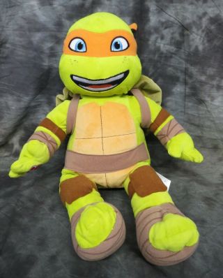 18 " Build A Bear Teenage Mutant Ninja Turtles Michelangelo Plush Nickelodeon