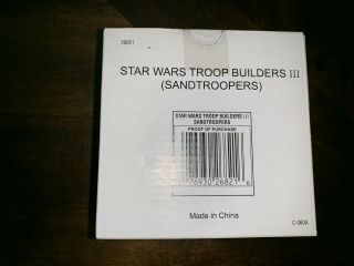 Star Wars Sandtrooper Troop Builders Iii 3 Figure Set Of Four Mail - Away