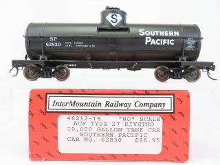 Ho Scale Intermountain 46212 - 15 Sp Southern Pacific Riveted Tank Car 62830 Rtr