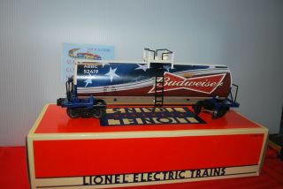 Lionel Standard O Scale Budweiser Beer Uni - Body Tank Car,  One Of A Kind