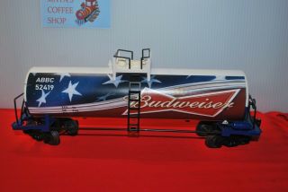 LIONEL STANDARD O SCALE BUDWEISER BEER UNI - BODY TANK CAR,  ONE OF A KIND 7