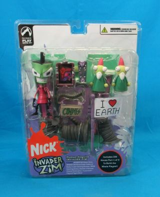 Palisades Toys Nickelodeon Invader Zim Human Disguise Invader Zim Figure