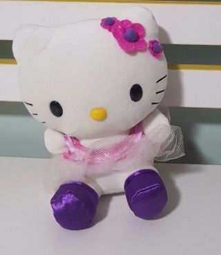 Cute Sanrio Ballerina Hello Kitty Plush Toy Soft Toy About 17cm Seated Kids Toy
