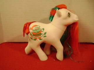 My Little Pony Merry Treat With Santa Decal 1984