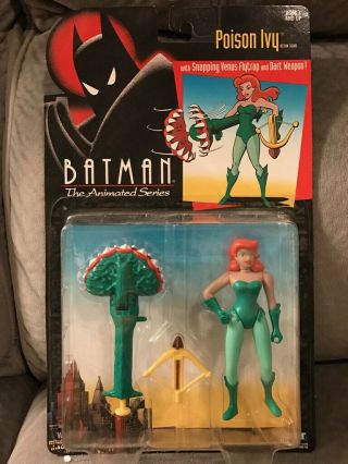 Batman The Animated Series Poison Ivy Snapping Venus Flytrap Action Figure 1993