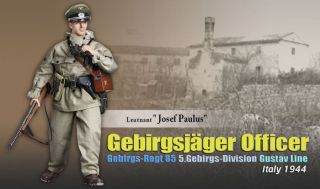 Dragon 1/6 Scale 12 " Ww Ii German Soldier Lieutenant Officer Josef Paulus 70854