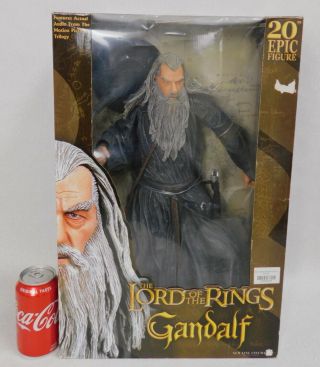 Nib 2005 Lord Of The Rings Neca Epic Giant 20 " Gandalf Figure Lotr