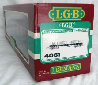 LGB 4061 Denver & Rio Grande D&RGW Gondola Flatcar G Scale Train Car W.  Germany 2
