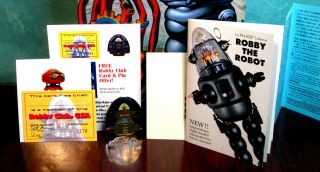 Robby The Robot gray Metallic 1990 ' s Osaka Tin Toy Institute Made in Japan 178 3