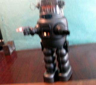 Robby The Robot gray Metallic 1990 ' s Osaka Tin Toy Institute Made in Japan 178 6