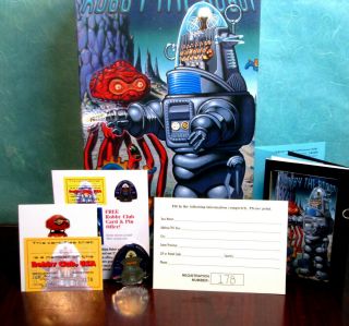 Robby The Robot gray Metallic 1990 ' s Osaka Tin Toy Institute Made in Japan 178 9