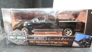 American Muscle Harley Davidson 2001 Ford F150 Boxed Uused 1:18